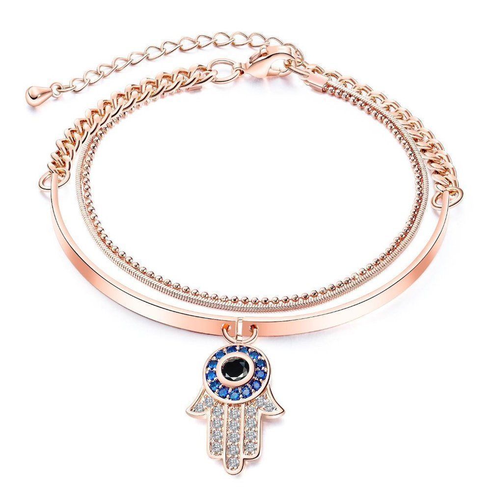 Fashion Evil Eye Double Bracelet